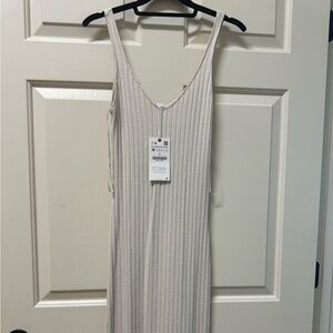 Zara summer ribbed dress